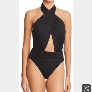 Vince Camuto Black one piece swimsuit